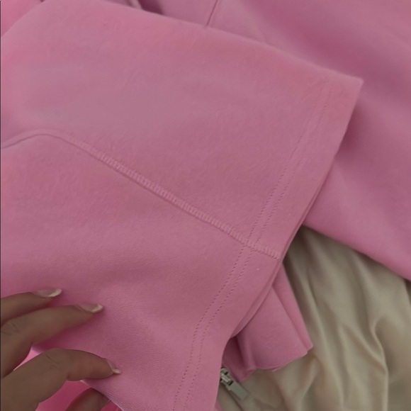 Pink Cropped Hoodie and Pant Set - Picture 6 of 12